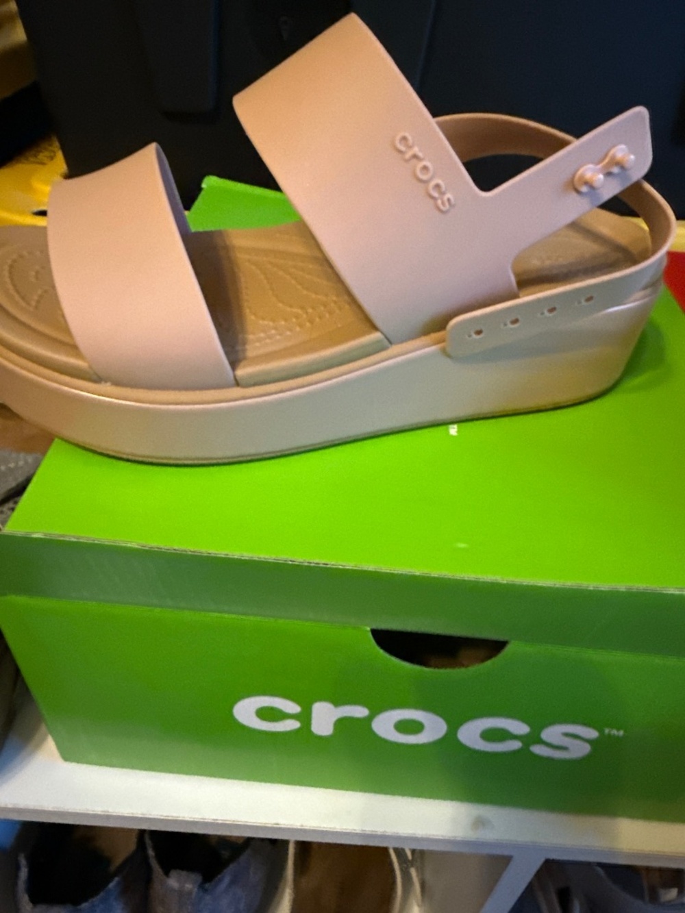 Croc sandals